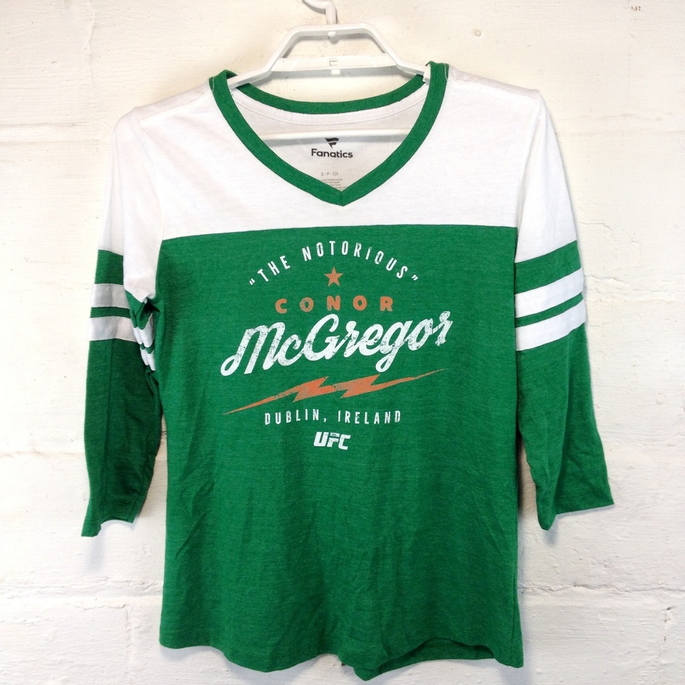 Connor McGregor Jersey Shirt 3/4 Sleeve Small